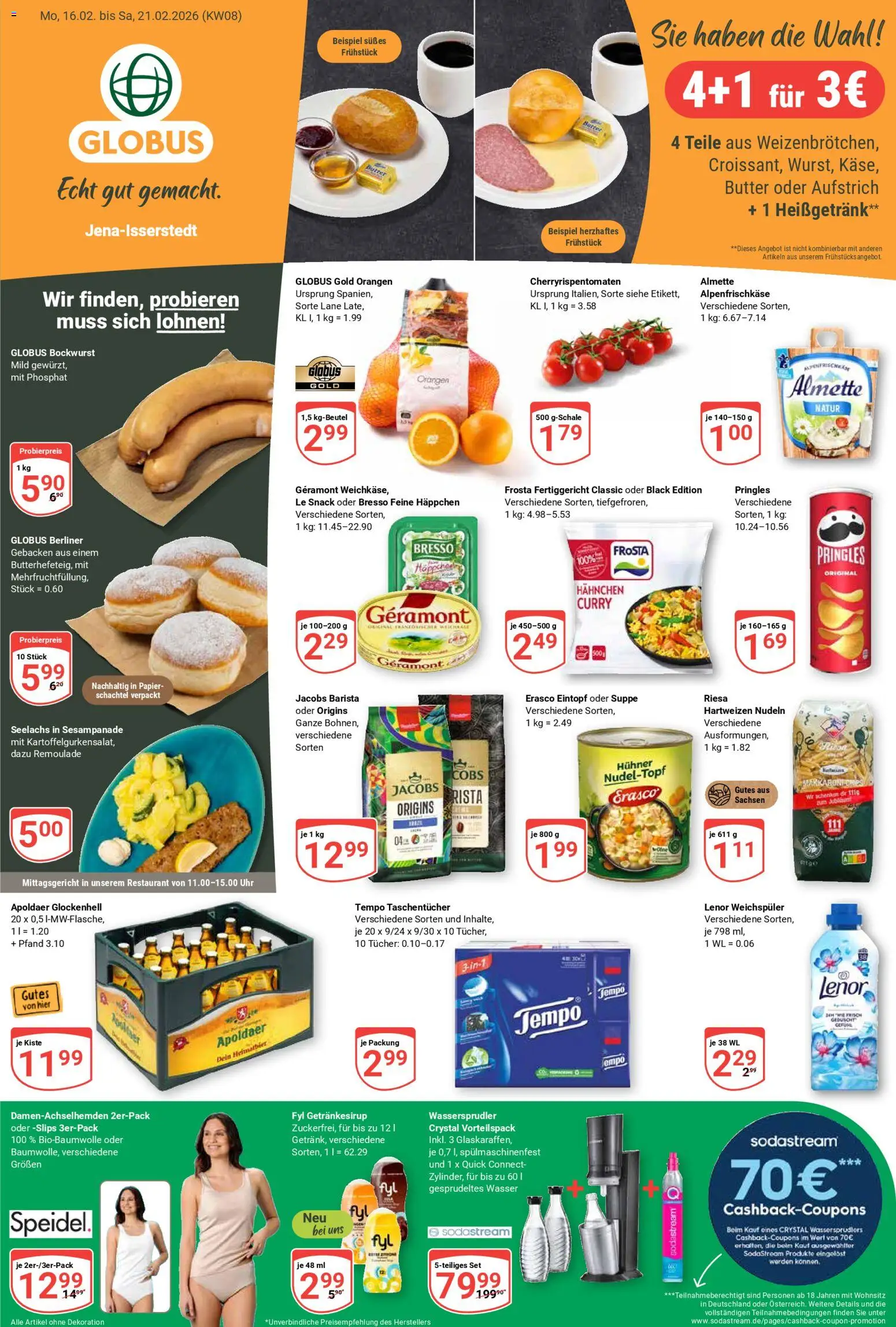 Globus Prospekt 	 - Seite 1 - gültig ab 16.02.2026