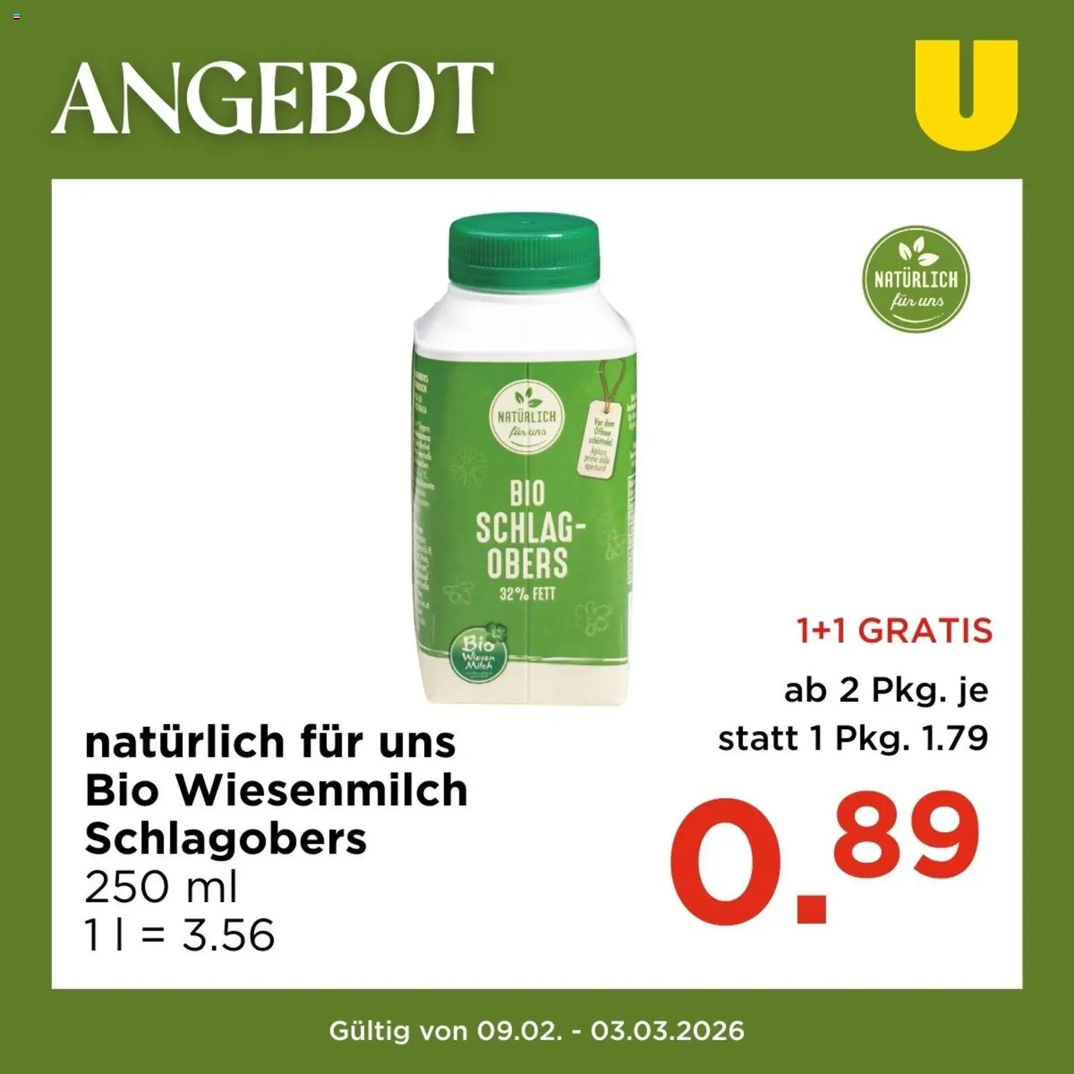 Unimarkt Angebot - Seite 1- gültig ab 09.02.2026