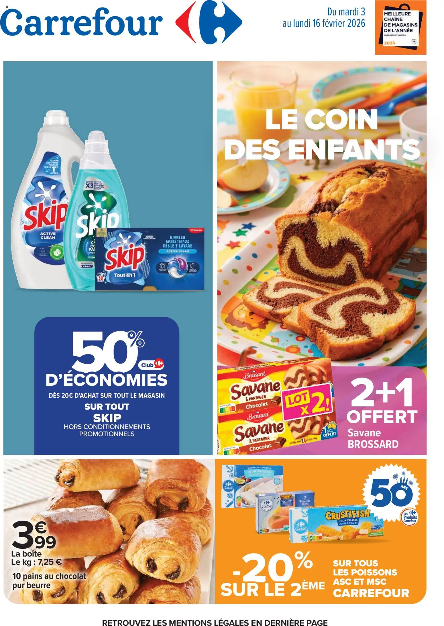 Carrefour catalogue semaine 6 - page 1 - valable à partir du 03/02/2026