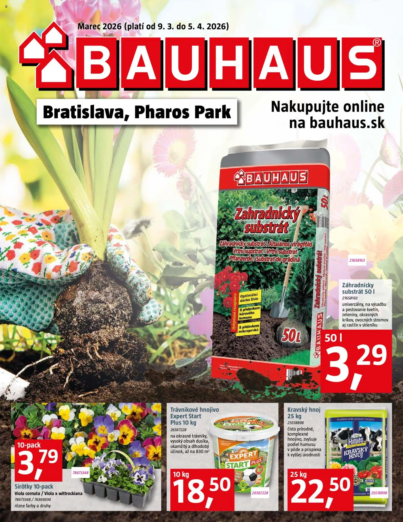 Bauhaus katalóg - strana 1- platný od 09.03.2026