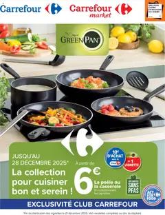 Aperçu Carrefour catalogue Green Pan valable à partir du 15/09/2025