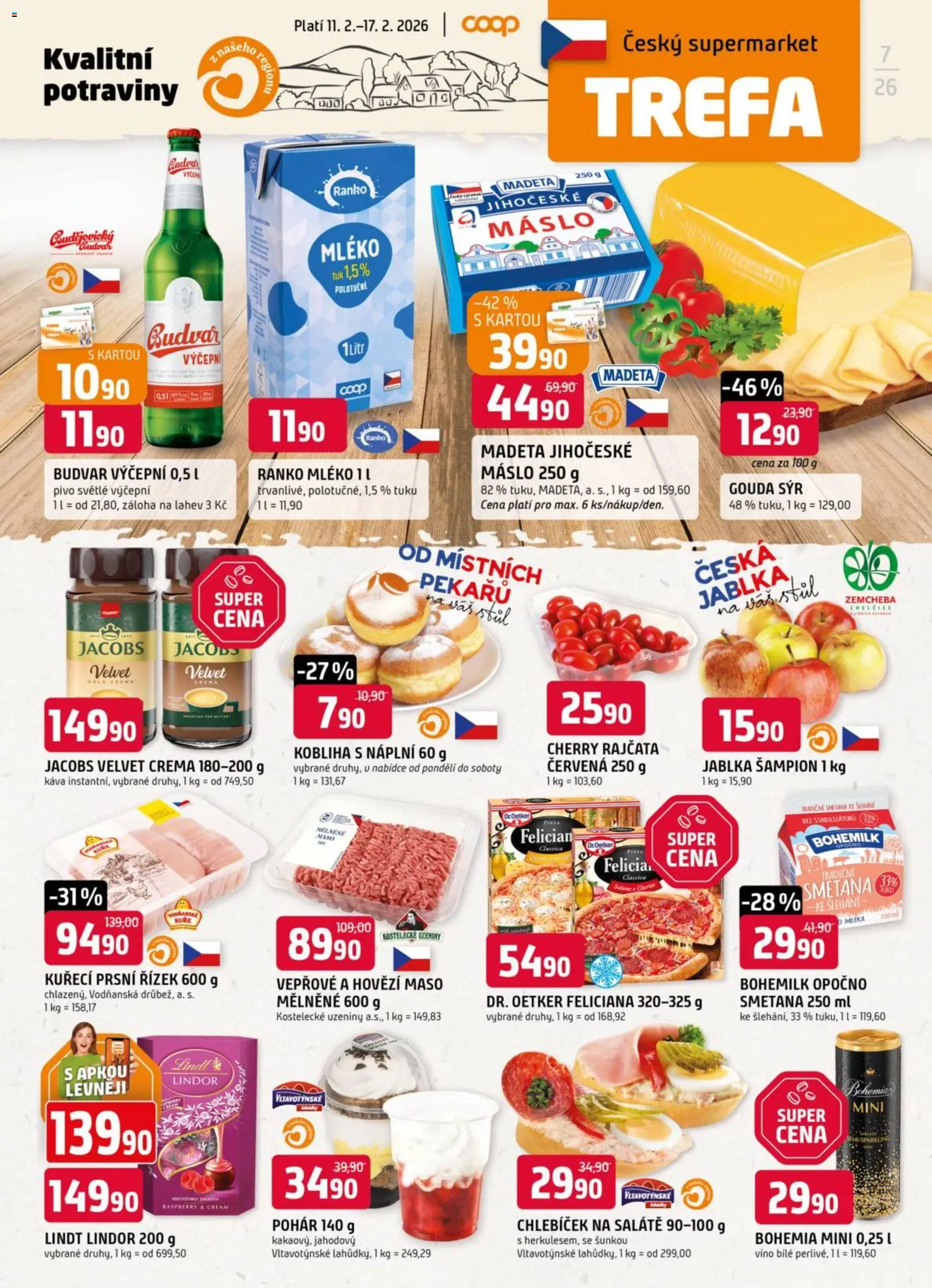 Trefa leták - Nabídka pro věrné zákazníky - strana 1- platný od 11.02.2026