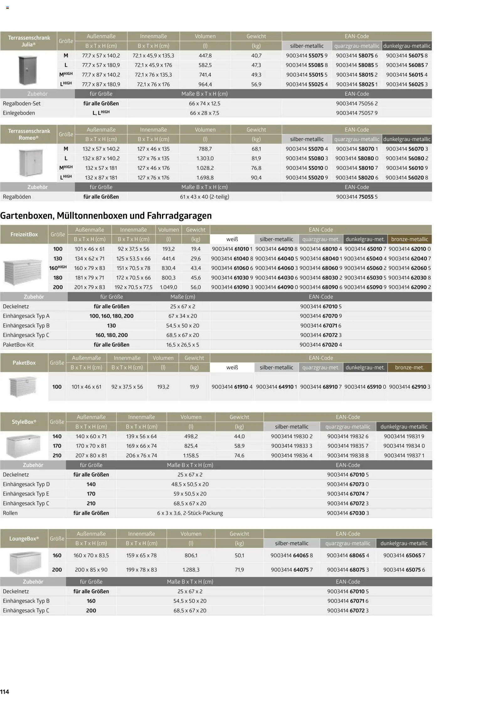 Dehner Biohort – Metall für Garten & Terrasse - Seite 114 - gültig ab 01.01.2026
