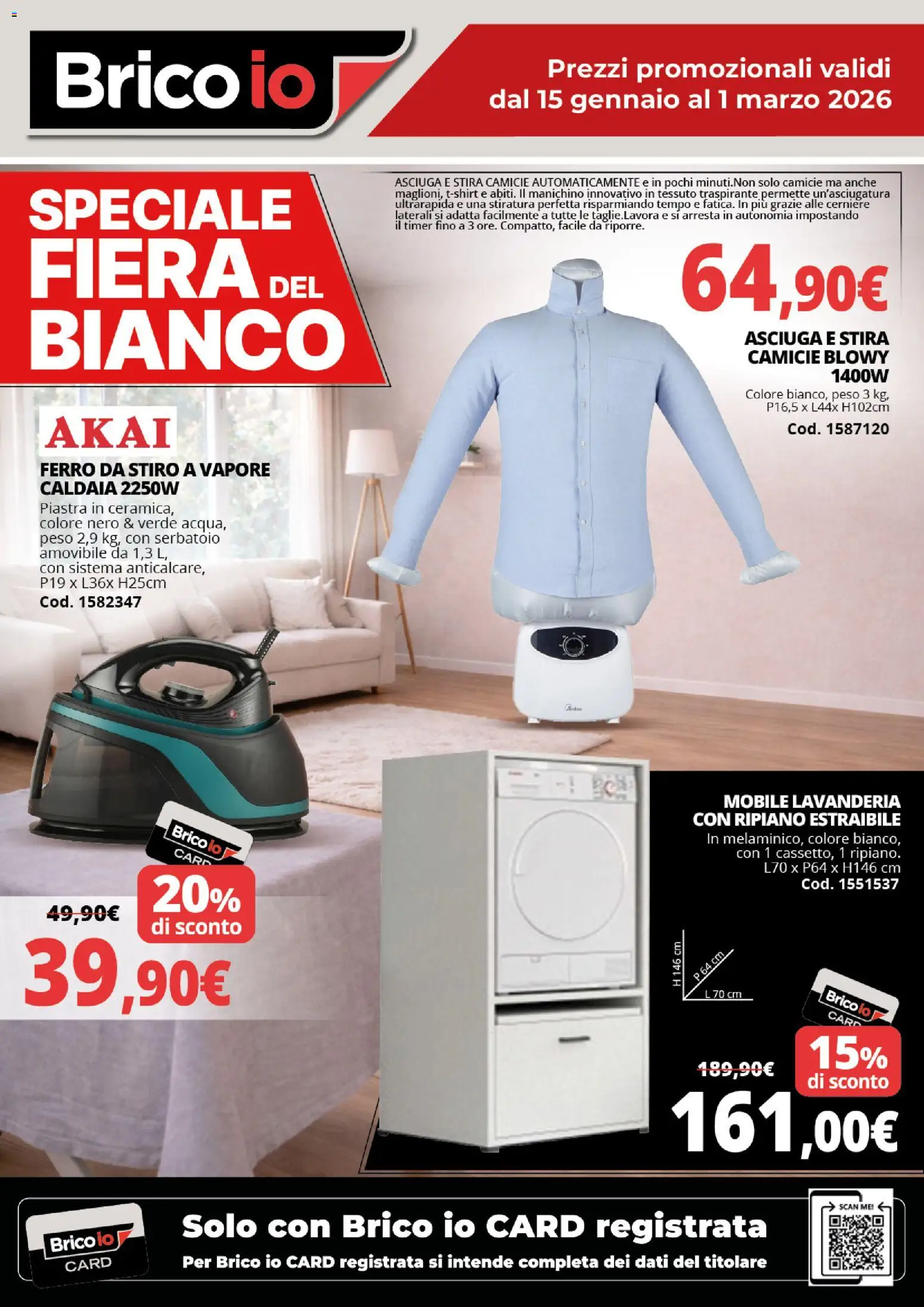 Brico io Fiera del Bianco catalogo - pagina 1 - valido dal 15/01/2026