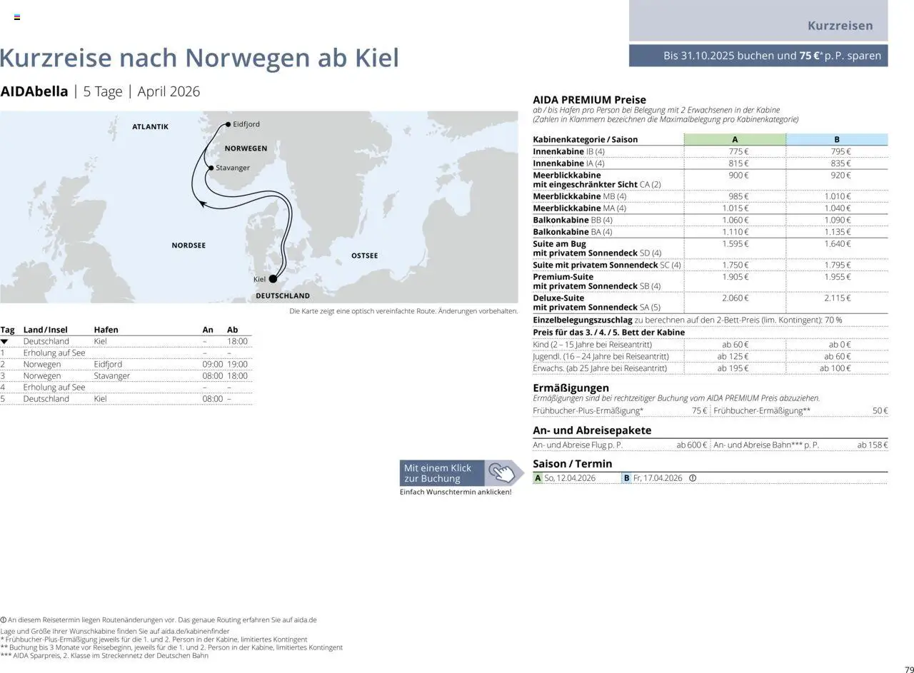 Aida Sommer 2026 - Seite 79 - gültig ab 01.03.2026