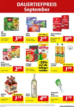 Vorschau Nah und Frisch Dauertiefpreis September gültig ab 01.09.2025