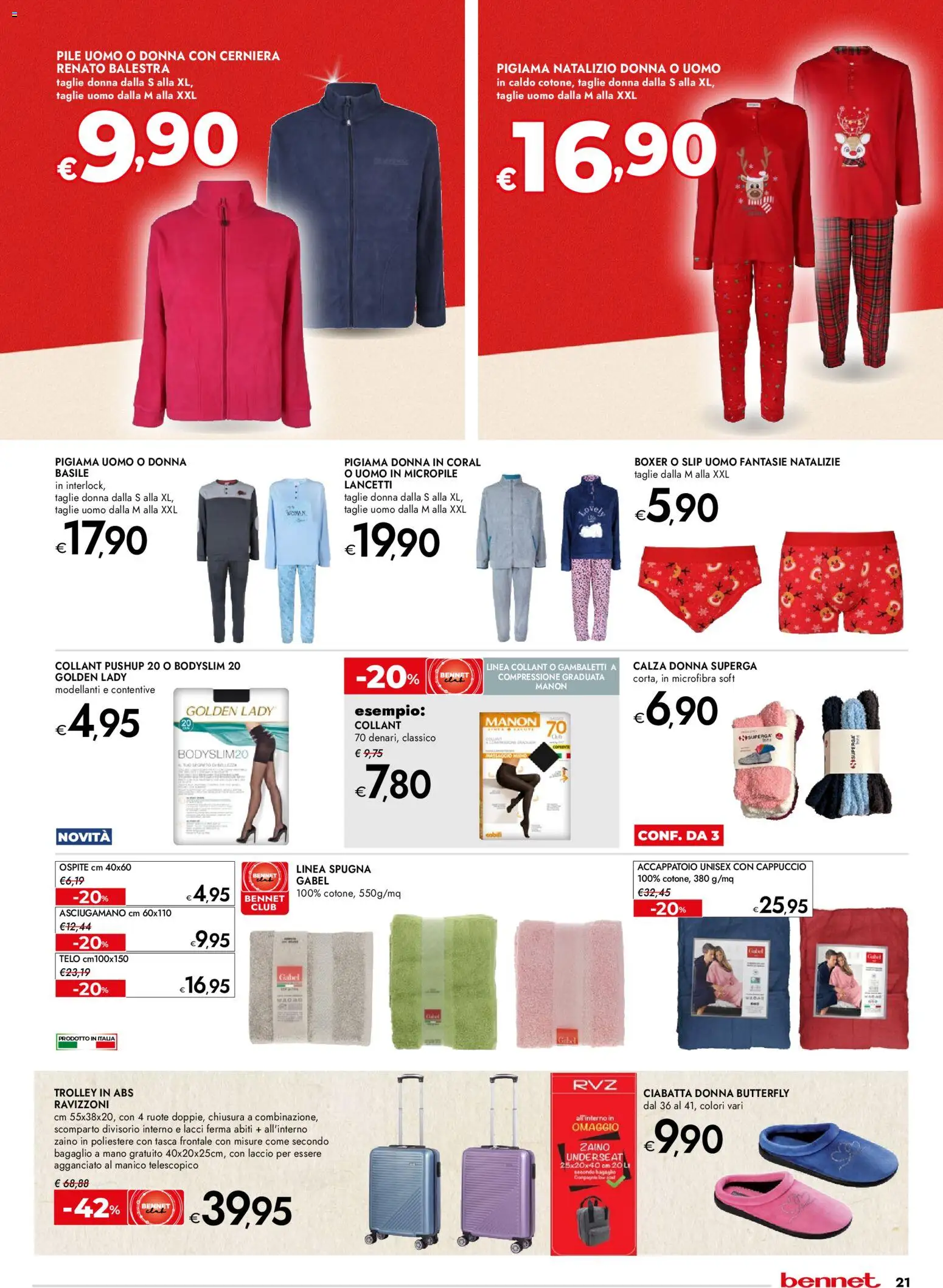 Volantino bennet	 - pagina 21 - valido dal 04/12/2025