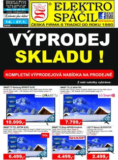 Náhled Elektro Spáčil leták platný od 14.01.2026