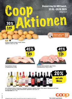 Vorschau Coop Aktionen gültig ab 23.10.2025