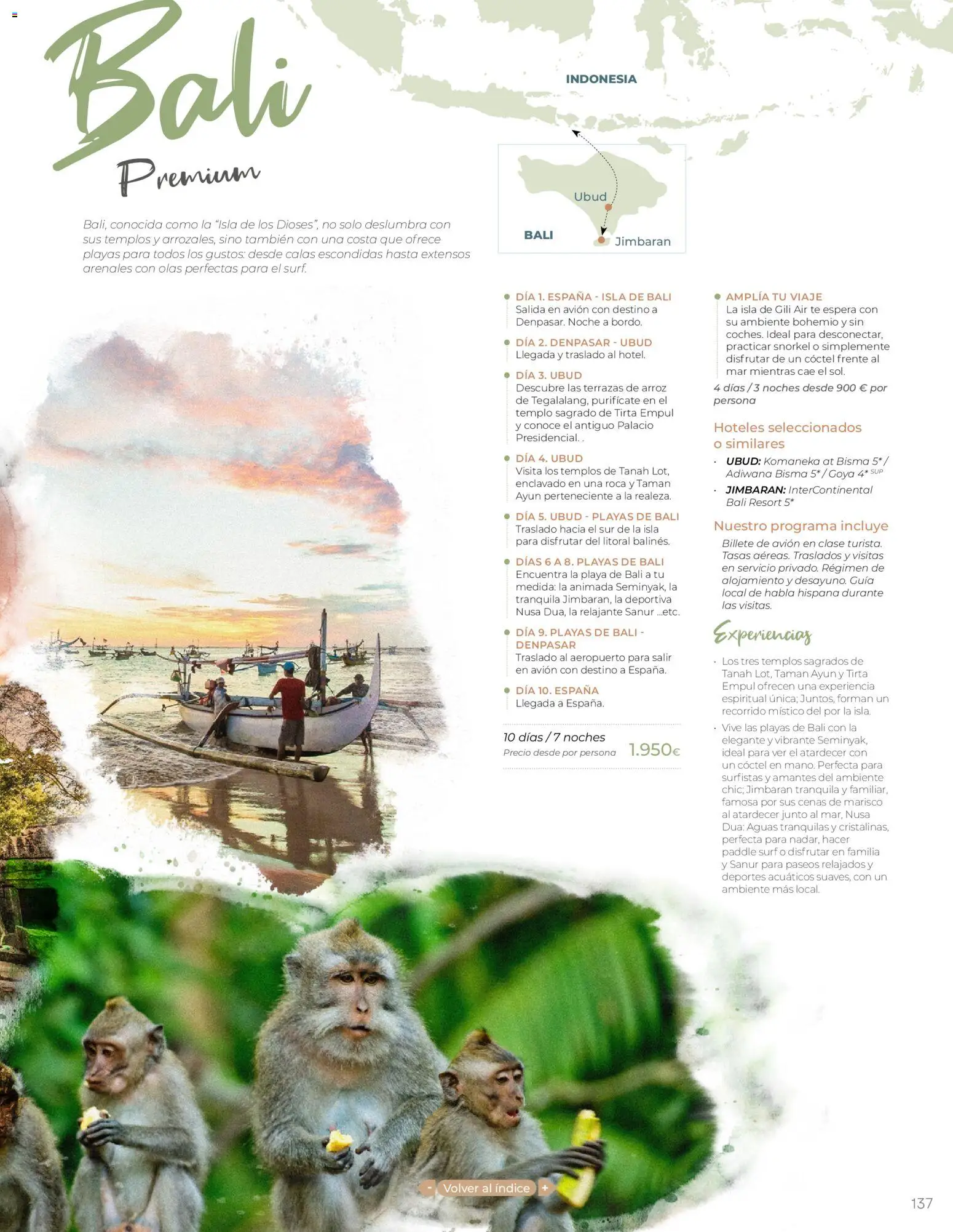 Viajes El Corte Inglés - Catálogo Tourmundial Premium - Página de 139 - Válido desde 01/01/2026