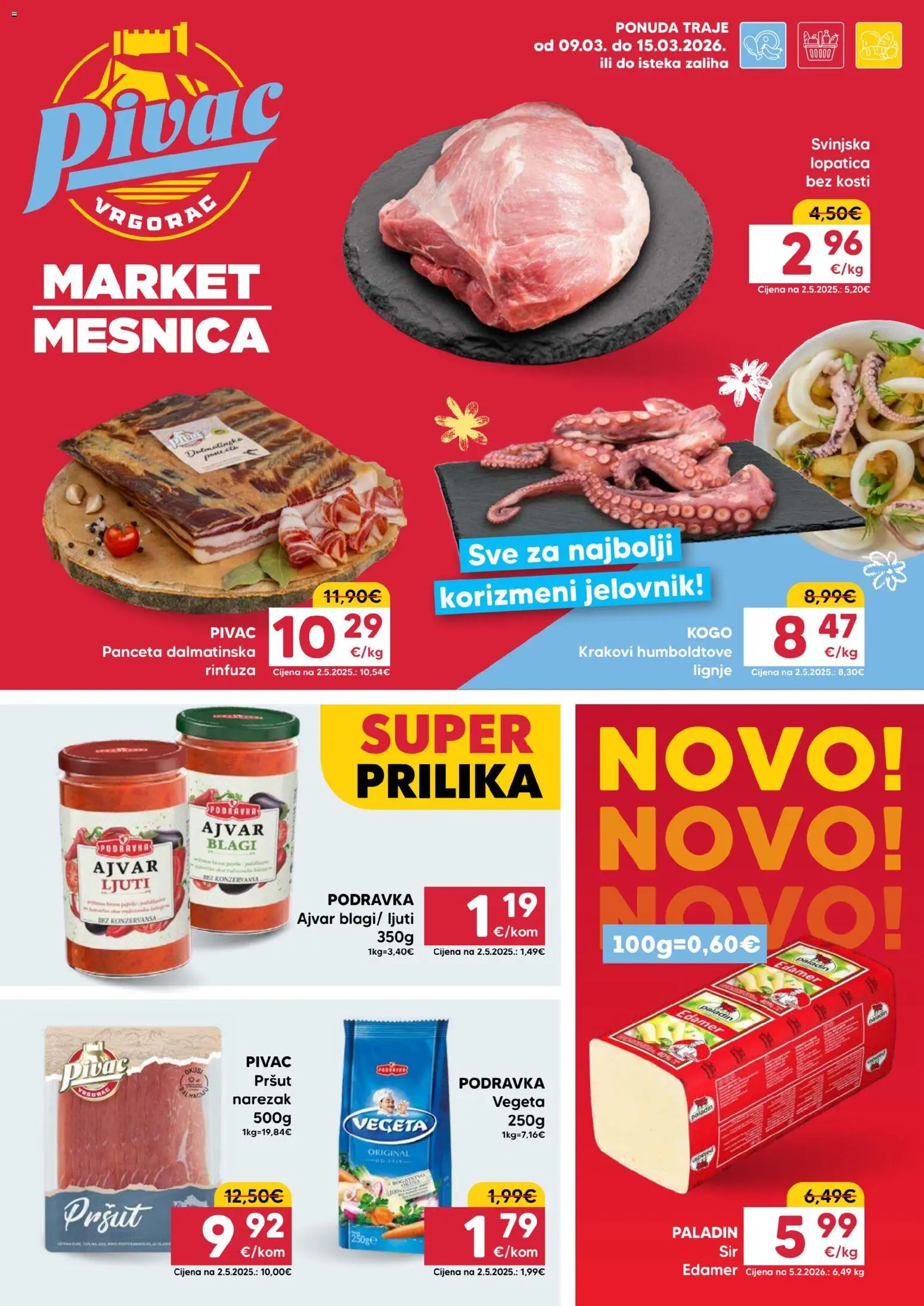 Katalog Pivac - stranica 1- važeći od 09.03.2026