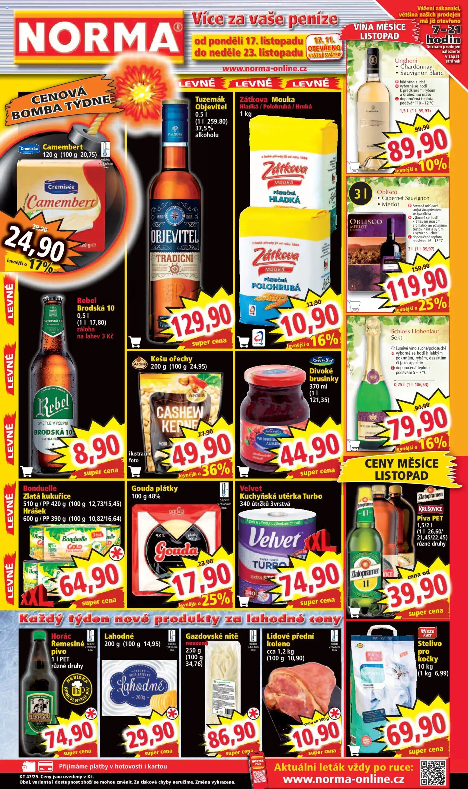 Norma leták - strana 1- platný od 17.11.2025