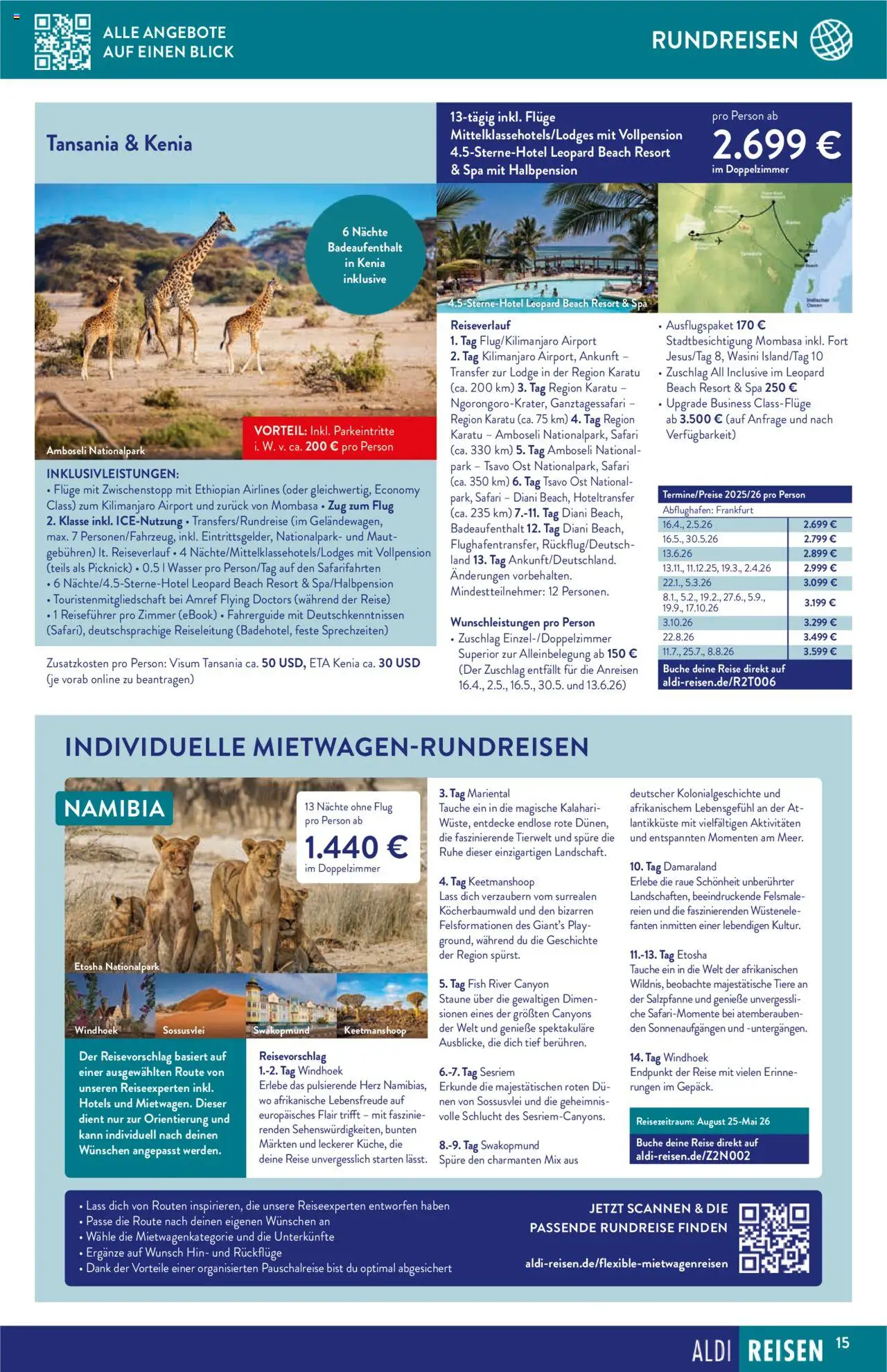 Aldi Reisen Reise-Highlights - Seite 15 - gültig ab 01.07.2025