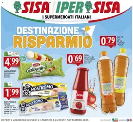 Anteprima Volantino SISA	 valida dal 21/08/2025