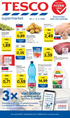 Tesco leták platný od 28.01.2026