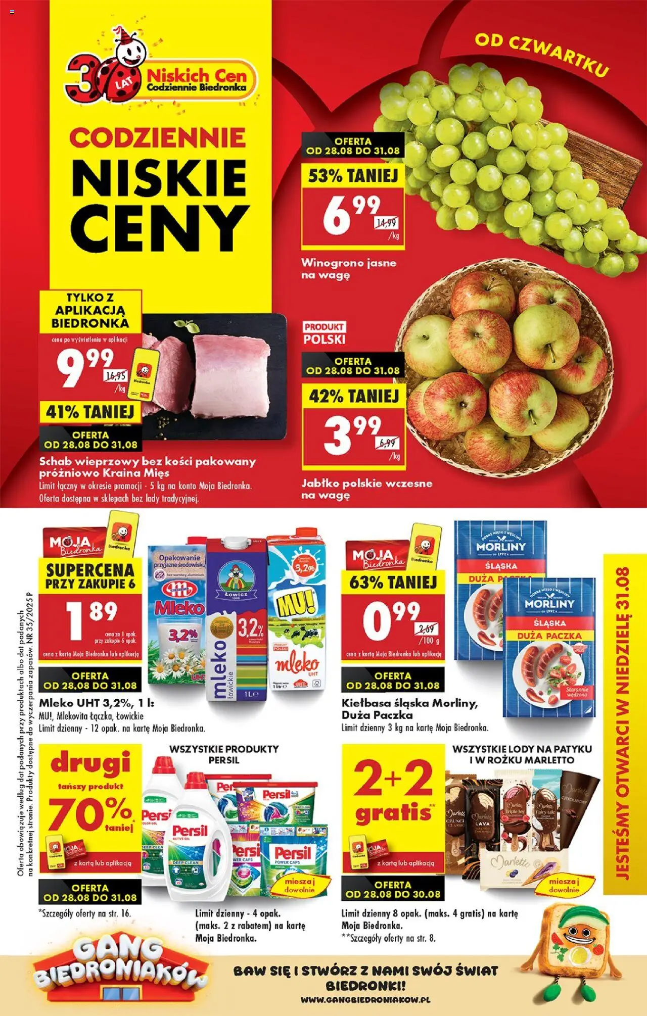 Biedronka gazetka - Oferta w tym tygodniu - strona 1- ważny od 28.08.2025