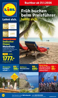 Vorschau Lidl Reisen Prospekt 	 gültig ab 31.01.2026