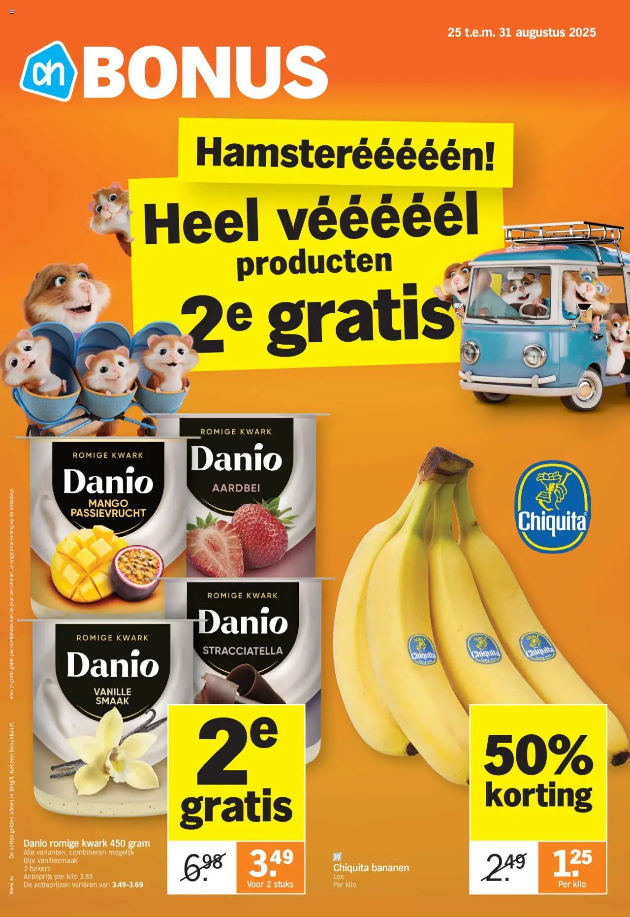 Albert Heijn folder week  / de la semaine 35 - pagina 1- geldig vanaf 25/08/2025