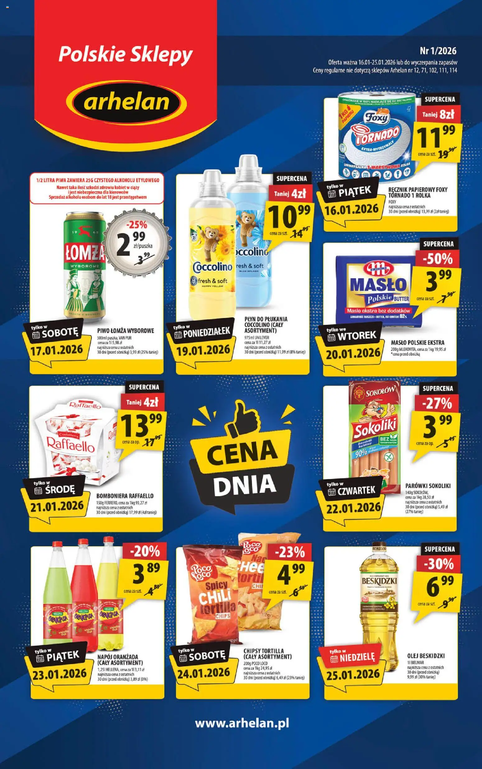 Arhelan Gazetka - strona 1- ważny od 16.01.2026