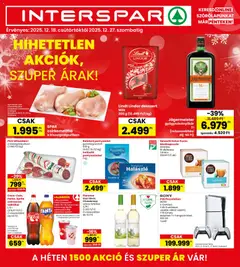 Előnézet Interspar Akciós újság érvényes 2025.12.18.-tól
