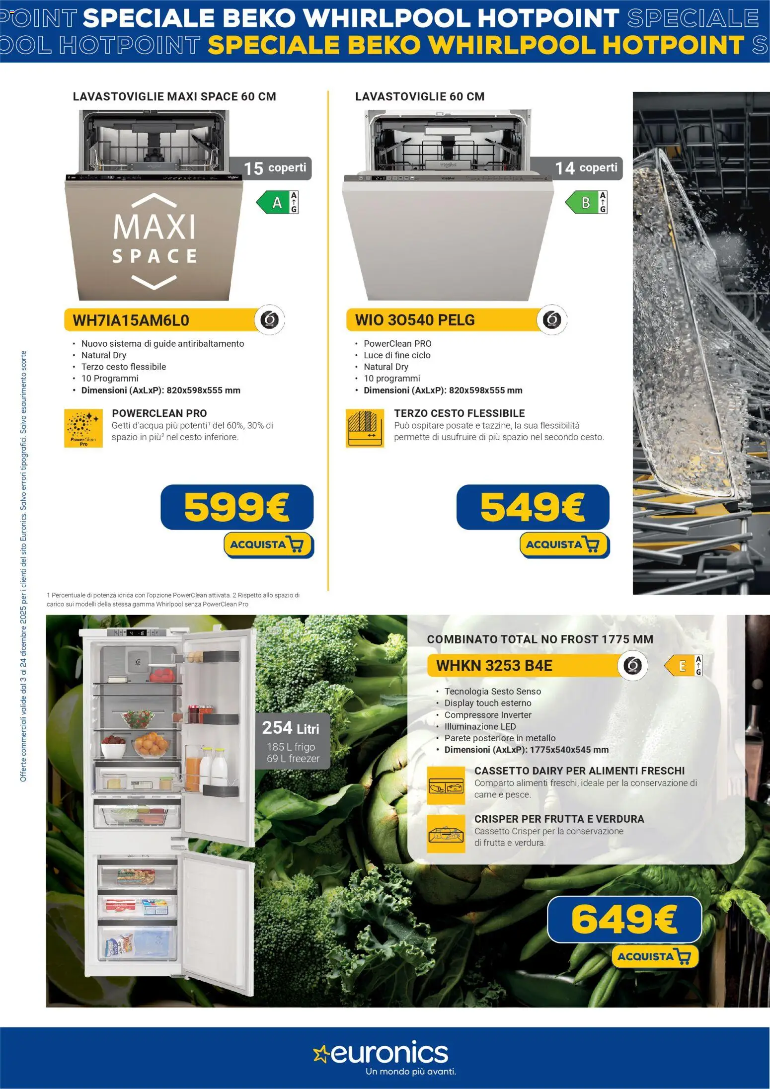 Euronics Beko, Whirlpool, Hotpoint catalogo - pagina 7 - valido dal 03/12/2025