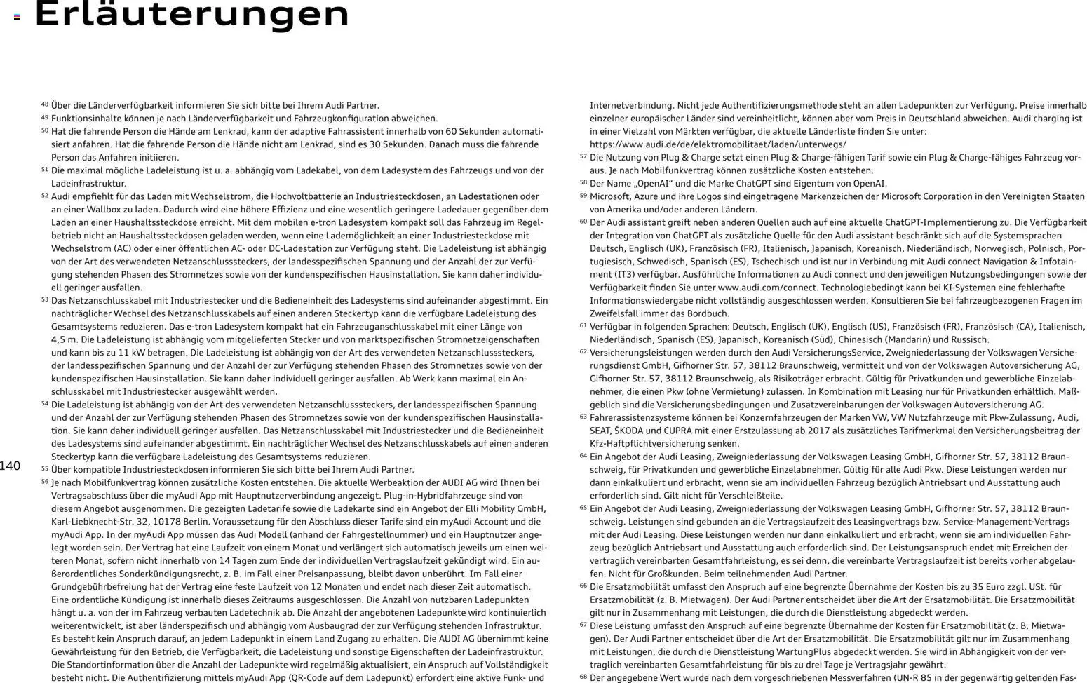 Audi Q3 - Seite 140 - gültig ab 09.01.2025