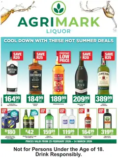 Preview Agrimark Liquor Specials valid from 25/02/2026
