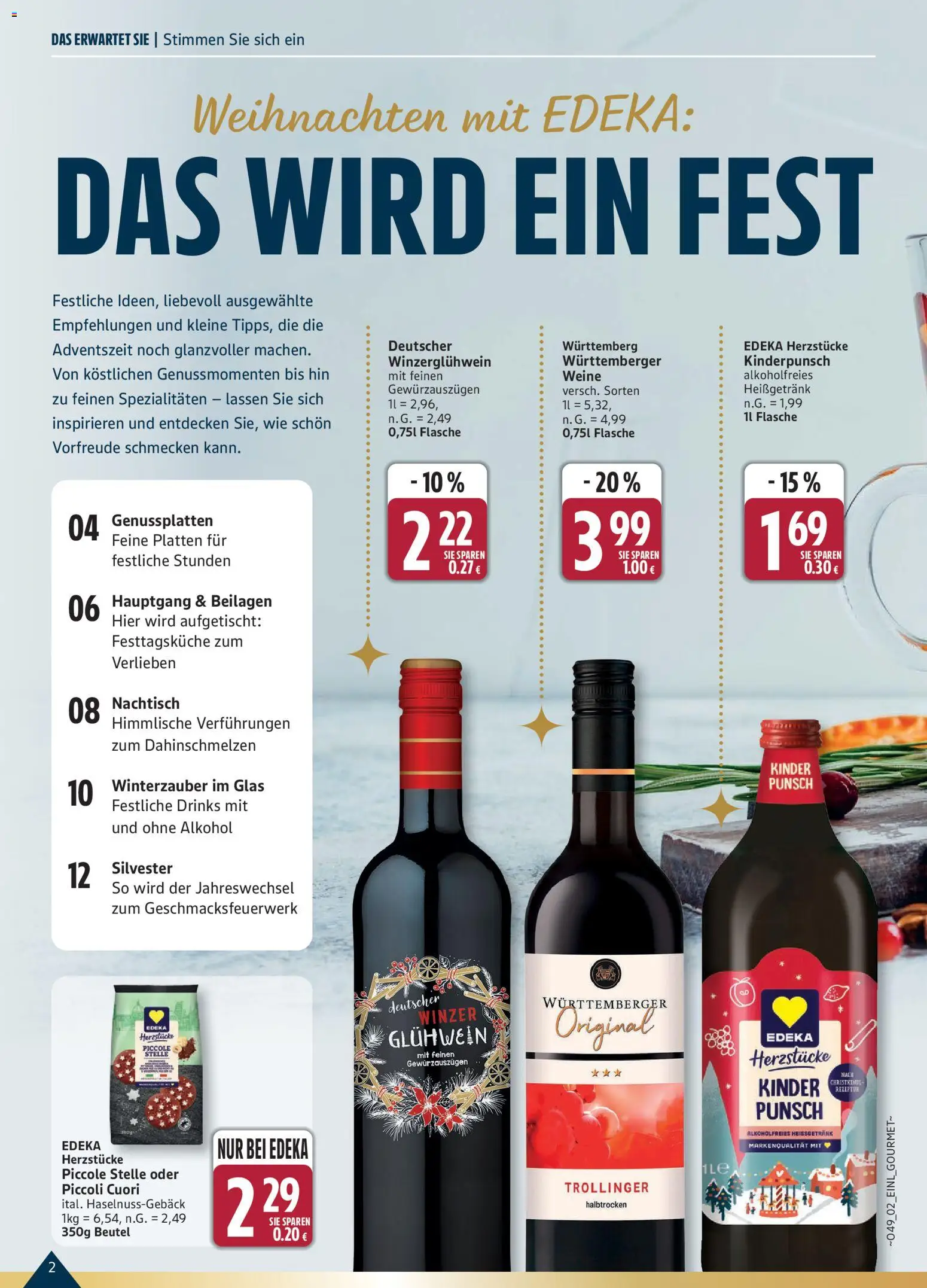 Edeka Weihnachtsbroschüre - Seite 2 - gültig ab 01.12.2025