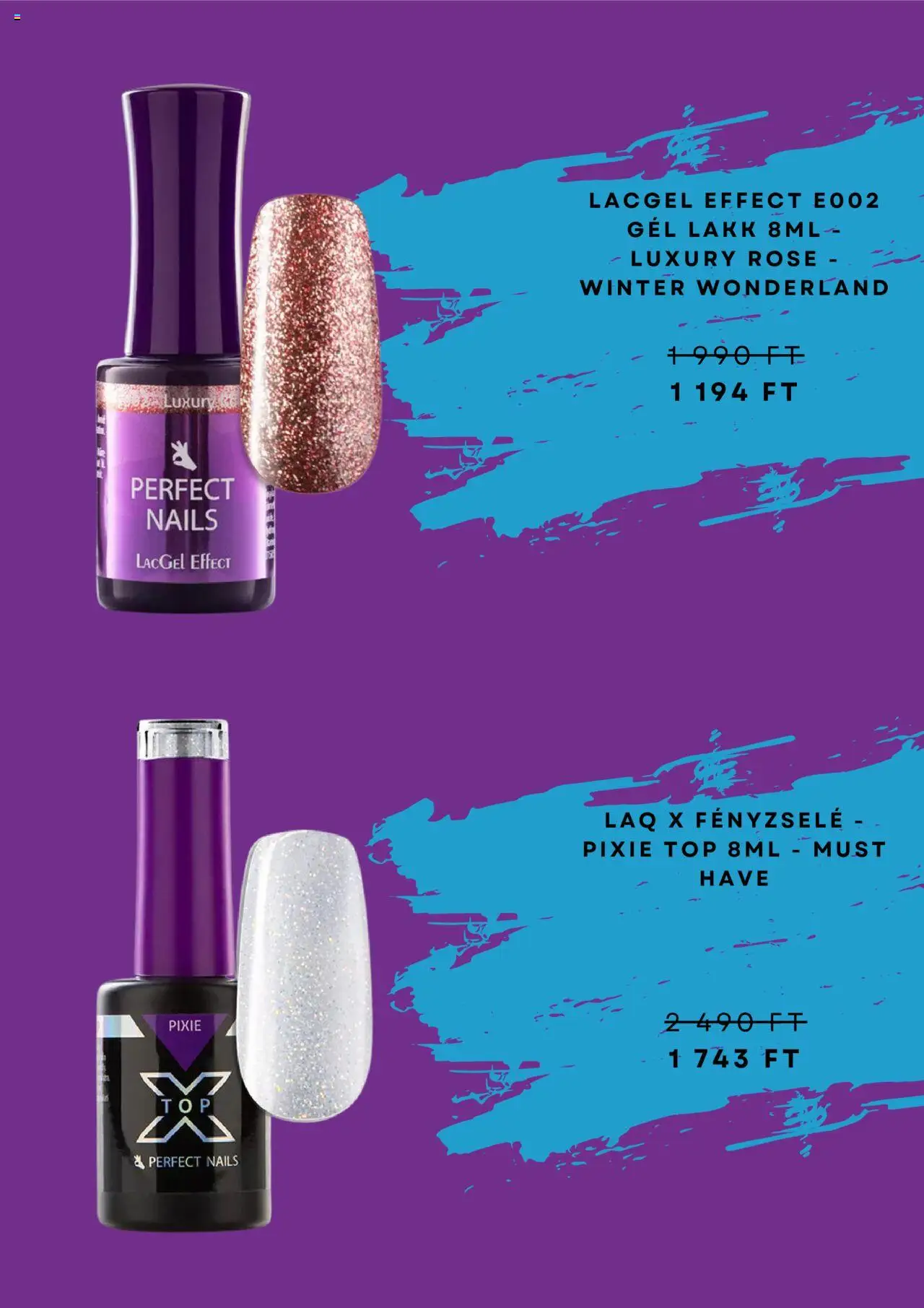 Perfect Nails Akciós újság - 2oldal - érvényes 2025.07.15.-tól