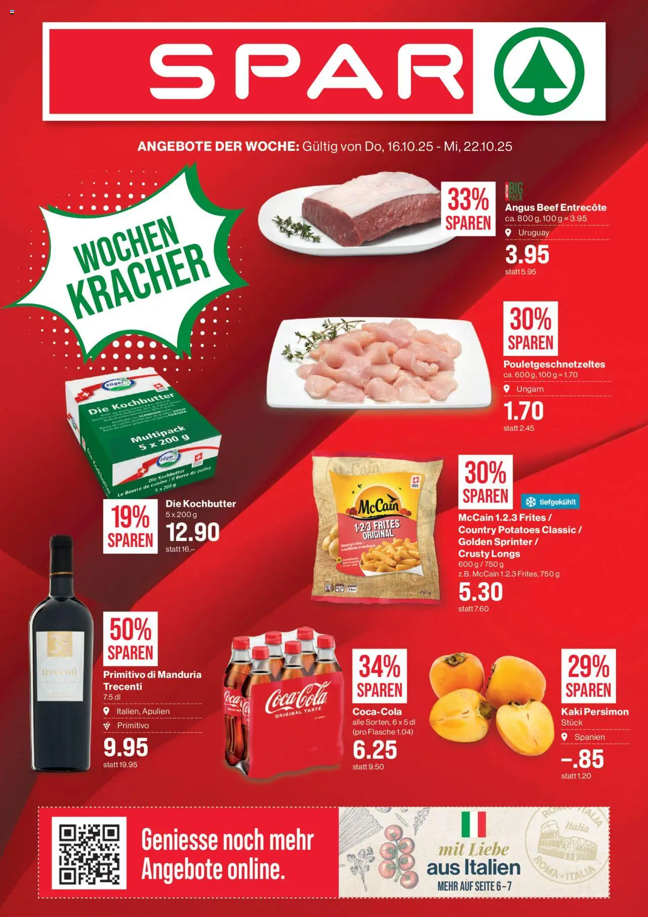 SPAR Aktionen - Seite 1- gültig ab 16.10.2025