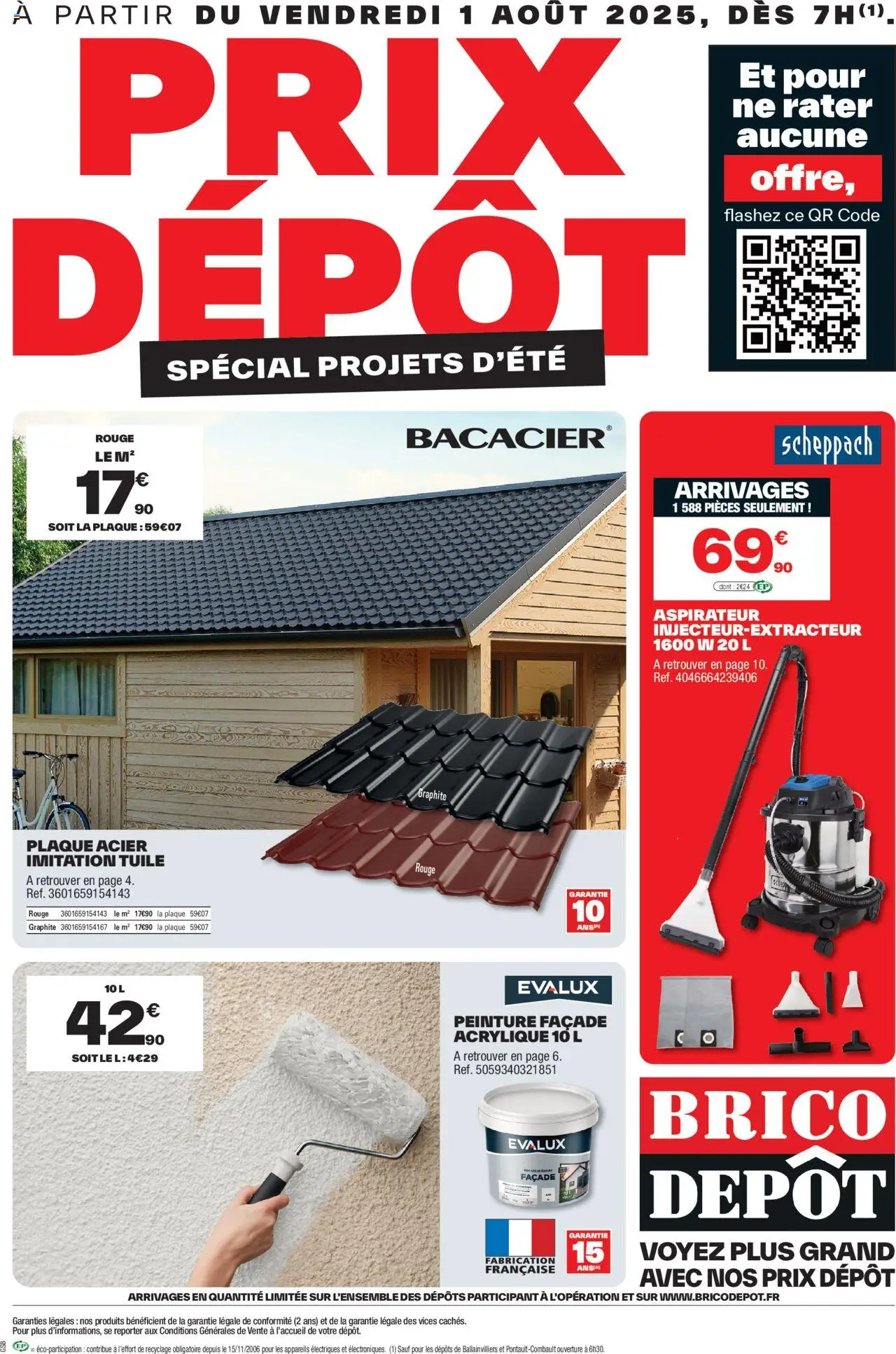 Brico Dépôt catalogue - page 1 - valable à partir du 01/08/2025