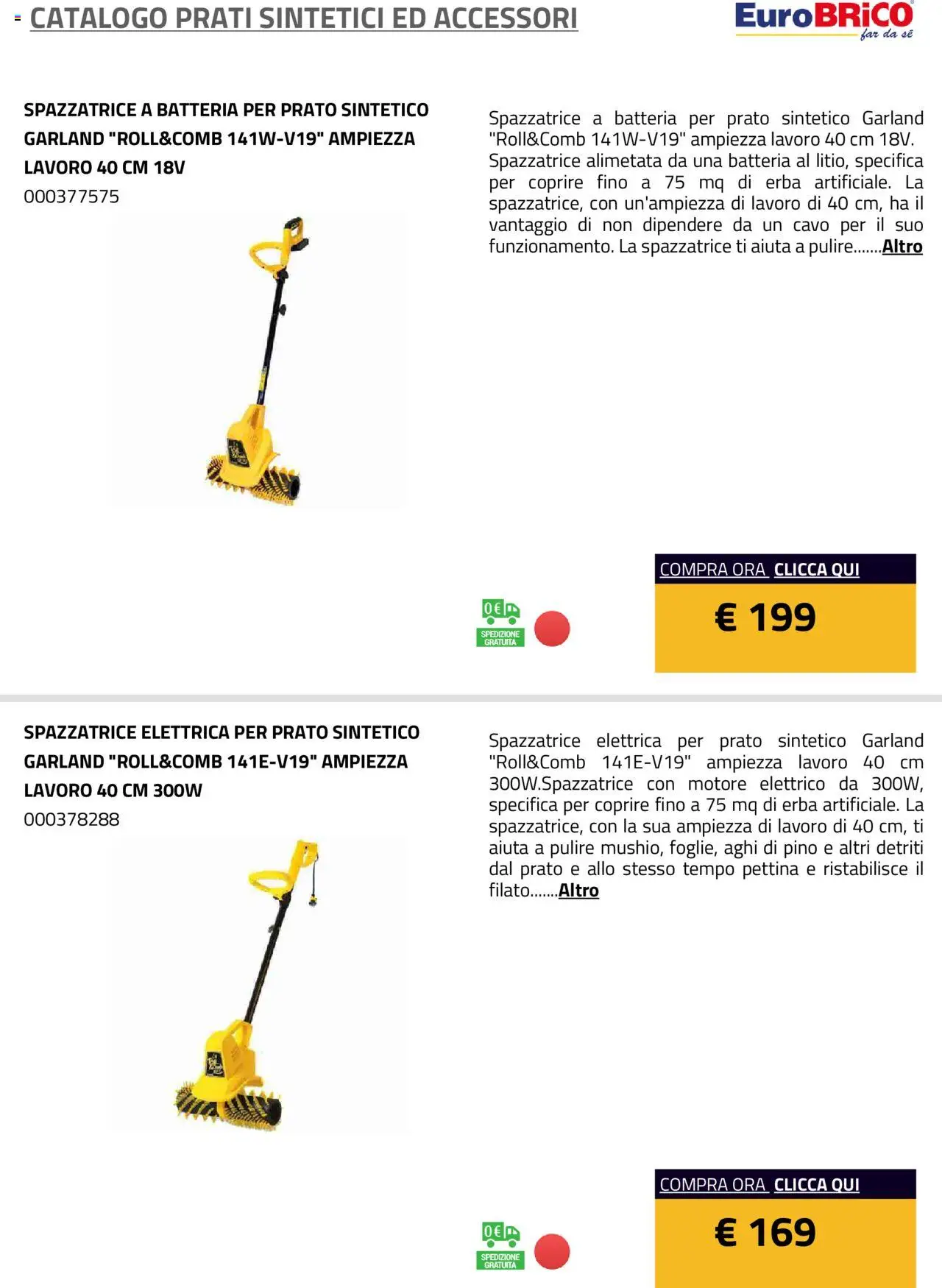 Eurobrico Prati sintetici ed Accessori catalogo - pagina 17 - valido dal 23/07/2025