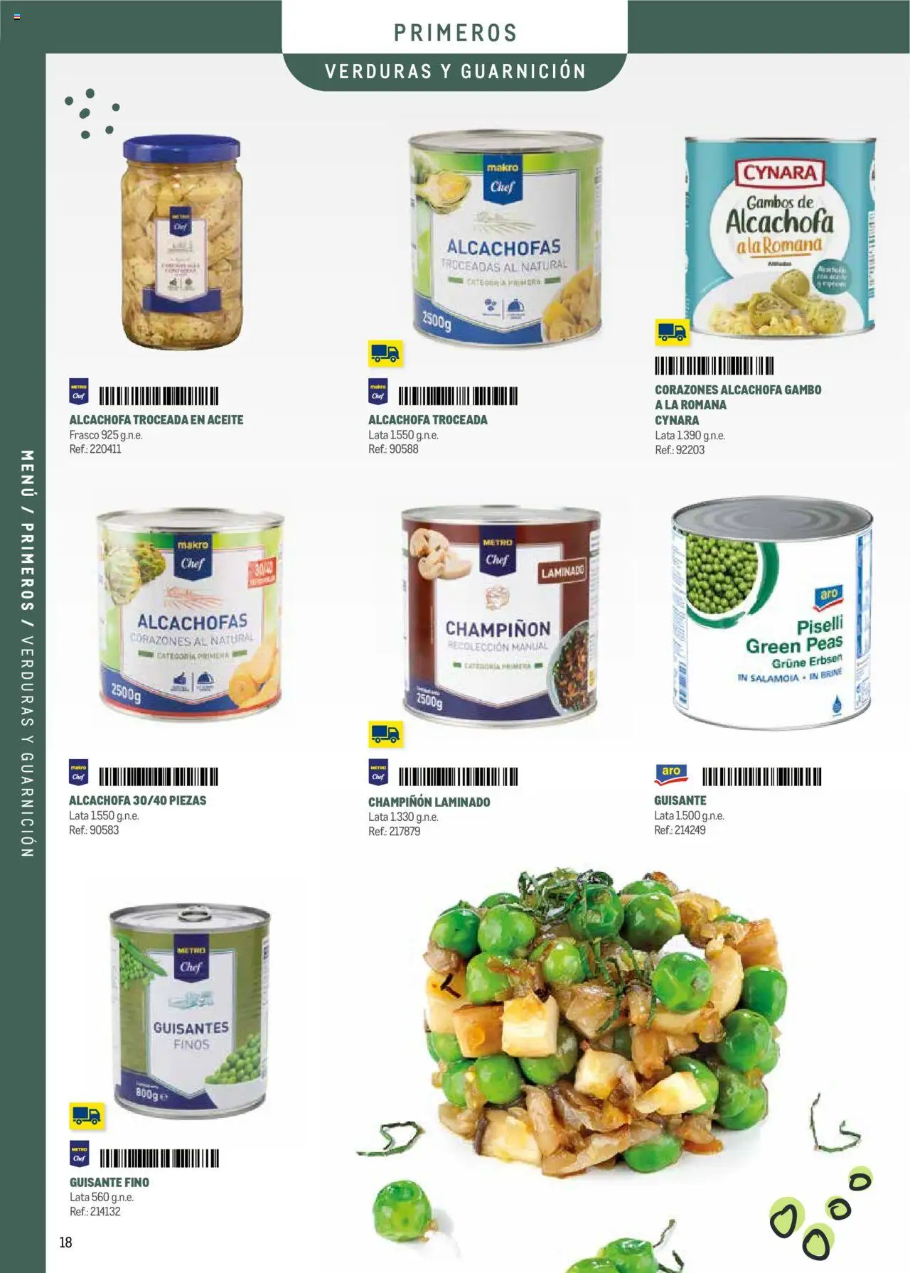 Makro -  Menú y Barra Canarias - Página de 18 - Válido desde 08/09/2025