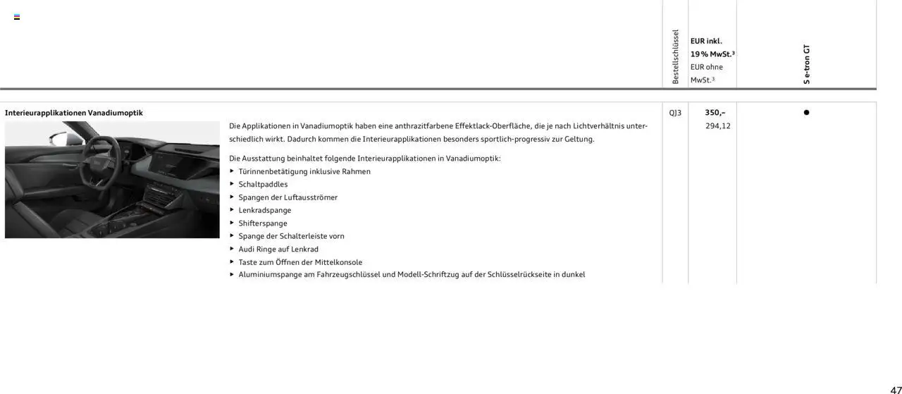 Audi S e-tron GT - Seite 47 - gültig ab 29.01.2025