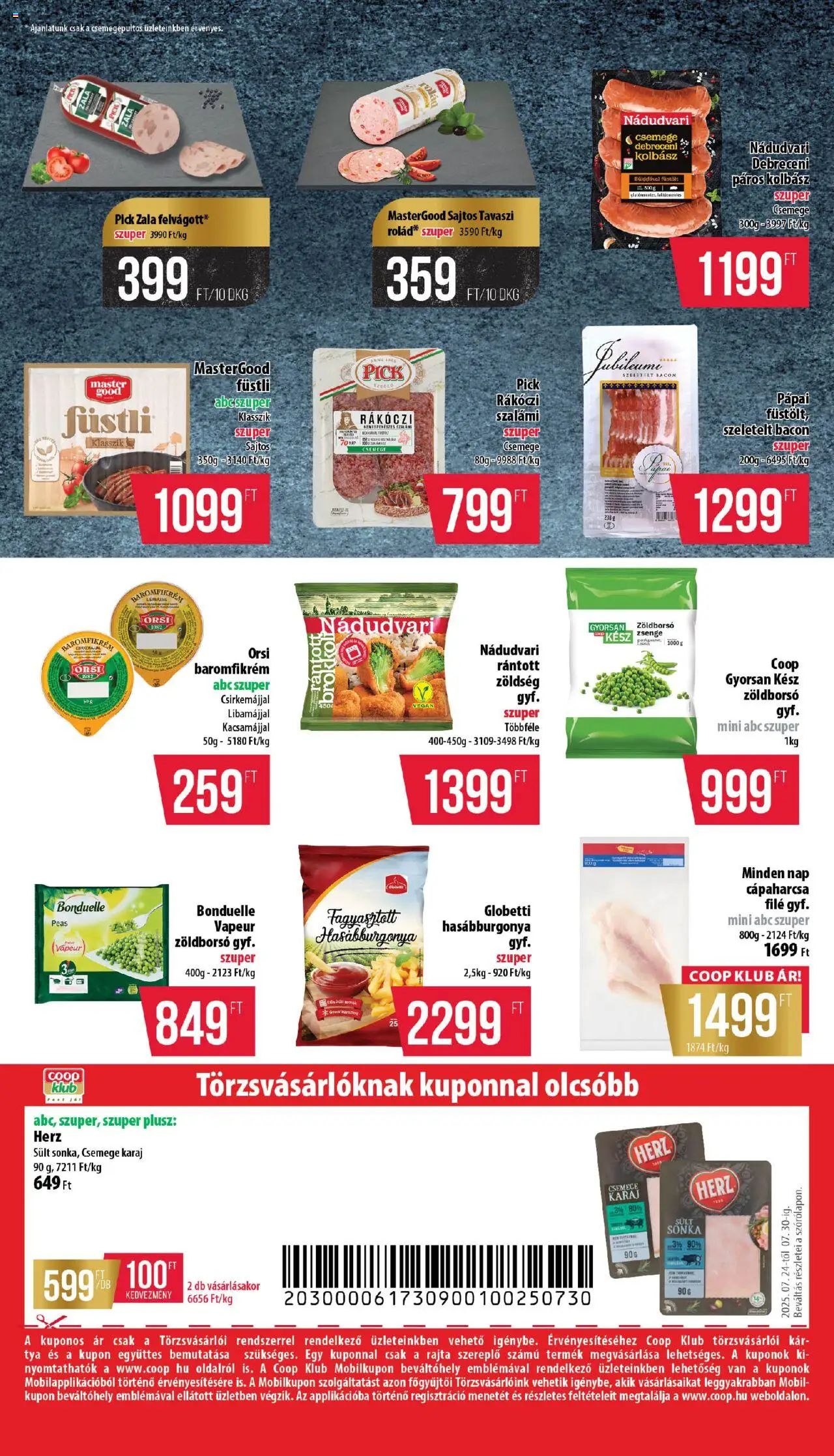COOP - Mini & Abc & Szuper / Nyírzem-Szabolcs - 2oldal - érvényes 2025.07.24.-tól