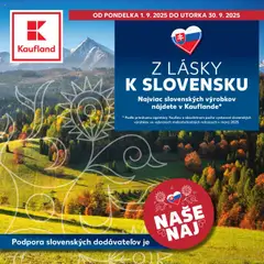 Előnézet Kaufland SK Z lásky k Slovensku érvényes 2025.09.01.-tól