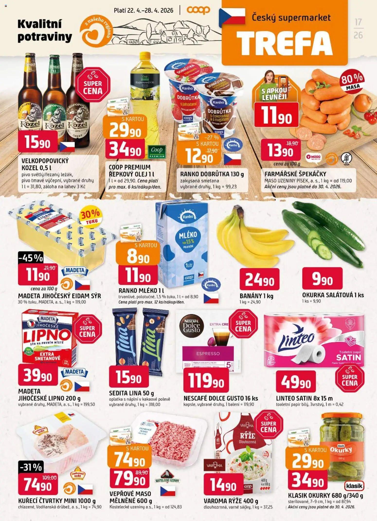 Trefa leták - strana 1- platný od 22.04.2026