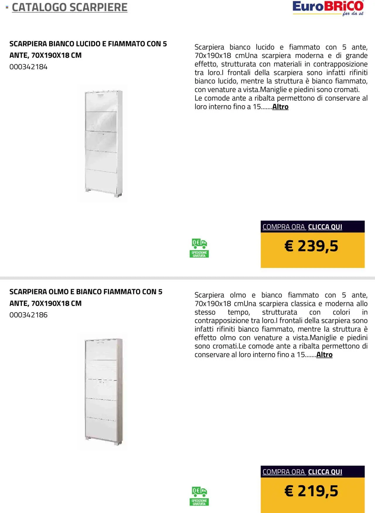 Eurobrico Scarpiere catalogo - pagina 14 - valido dal 23/07/2025
