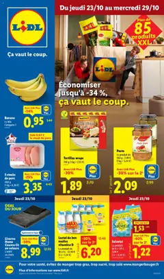 Aperçu LIDL catalogue semaine 43 valable à partir du 23/10/2025