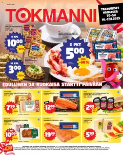 Esikatselu Tokmanni Ruokatarjoukset voimassa alkaen 14/08/2025