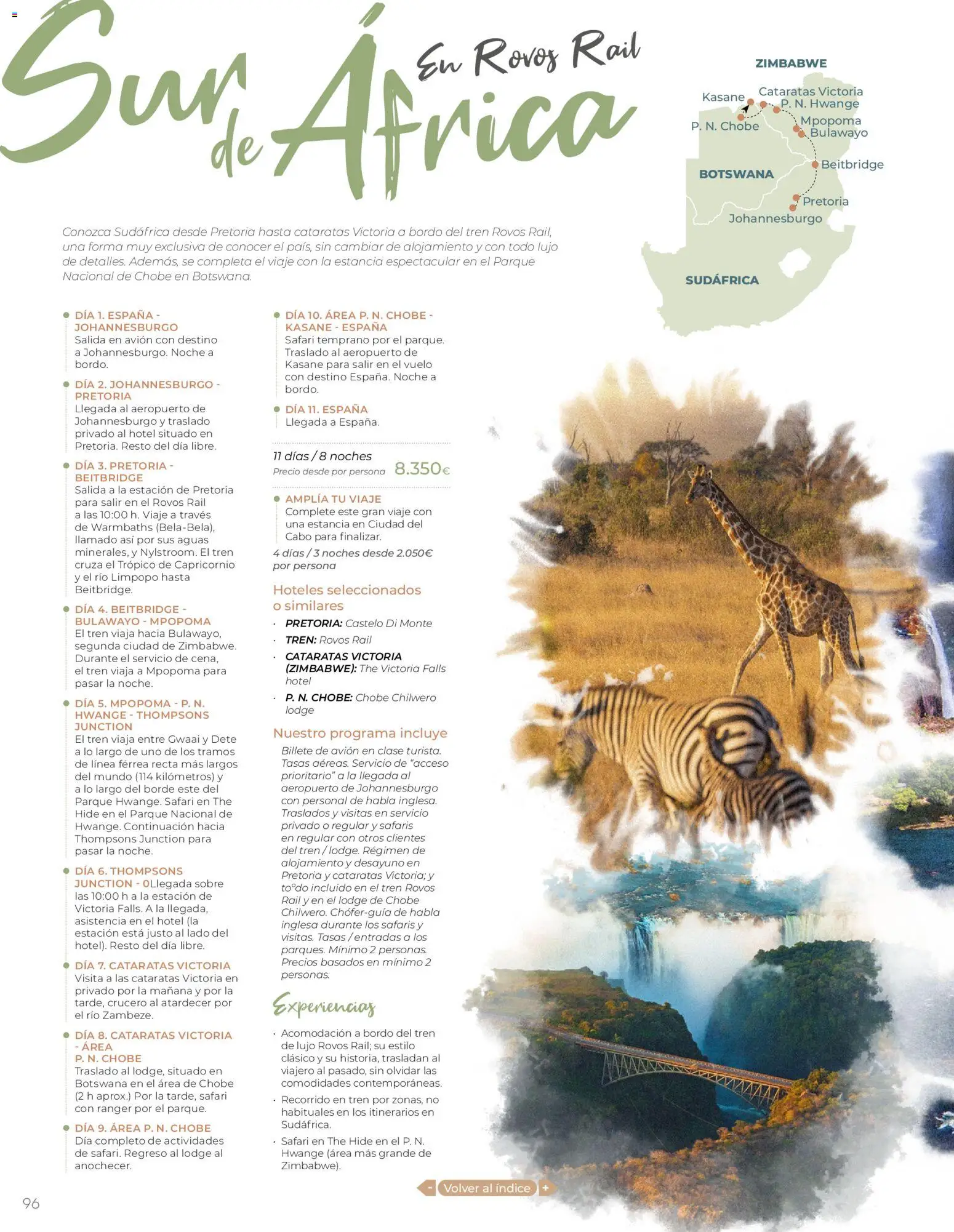 Viajes El Corte Inglés - Catálogo Tourmundial Premium - Página de 98 - Válido desde 01/01/2026