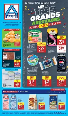 Aperçu Aldi catalogue semaine 37 valable à partir du 09/09/2025