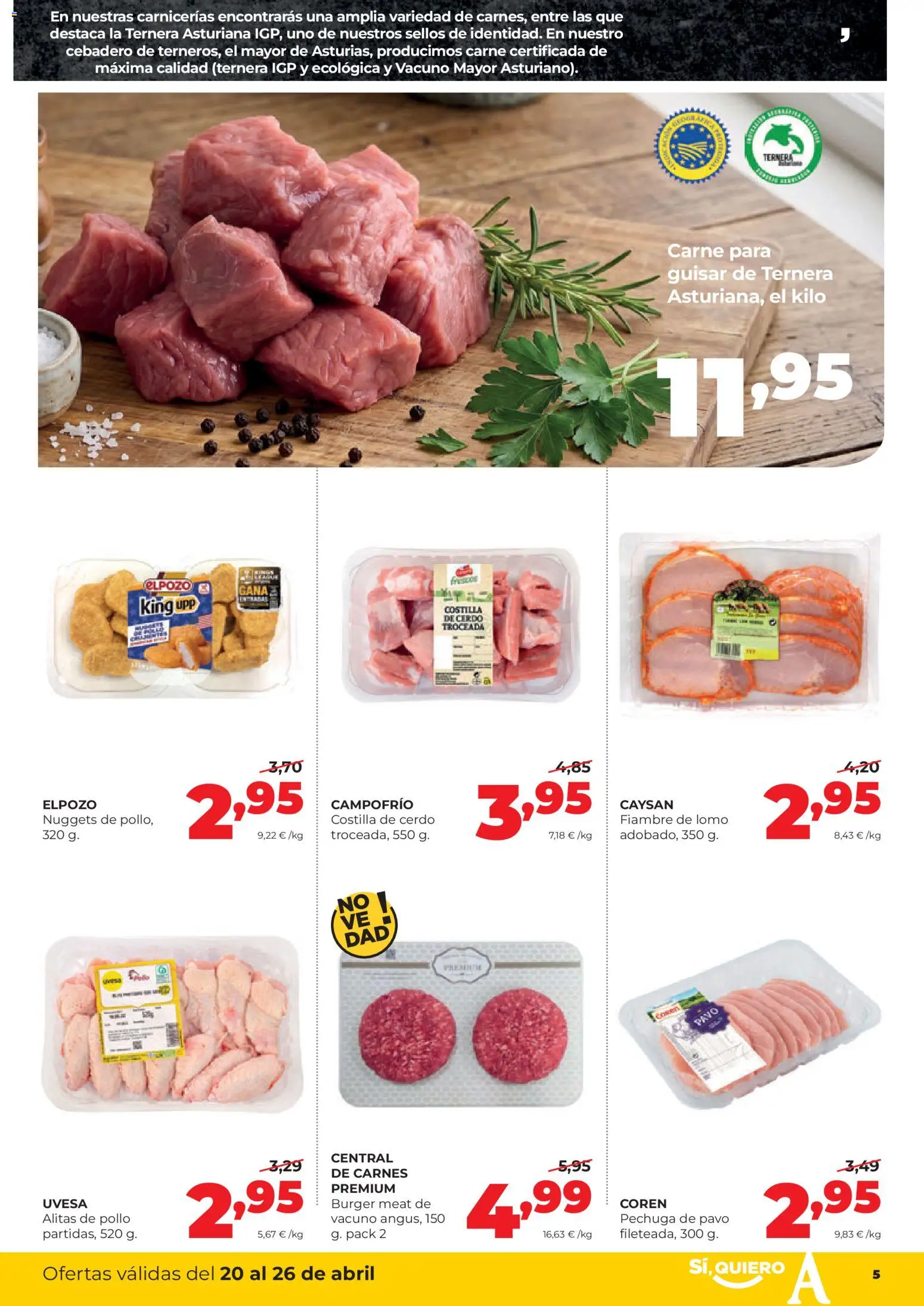 Alimerka folleto Asturias - Página de 5 - Válido desde 20/04/2026