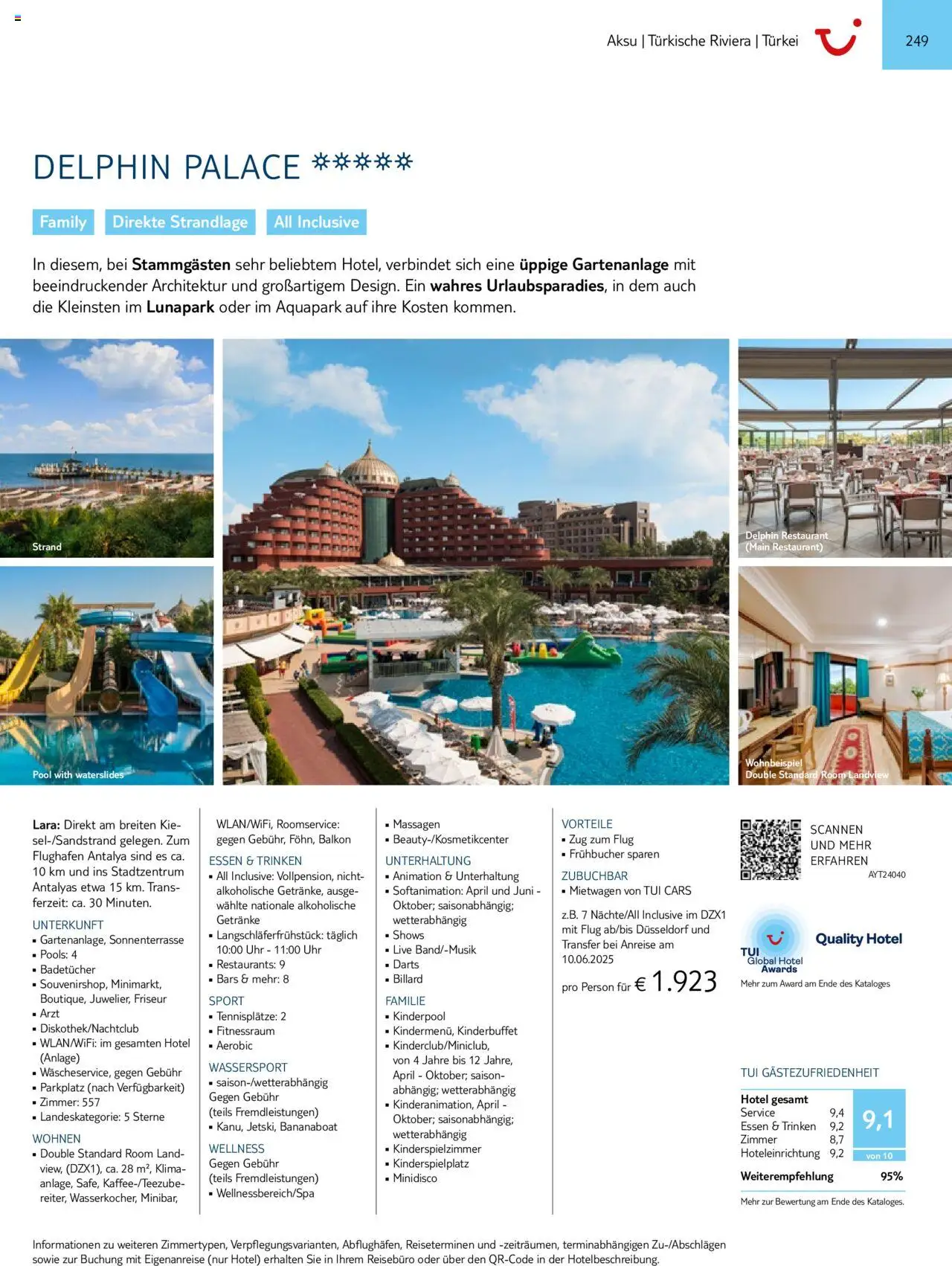 TUI  Südeuropa & Nordafrika 2025/26 - Seite 249 - gültig ab 01.01.2025