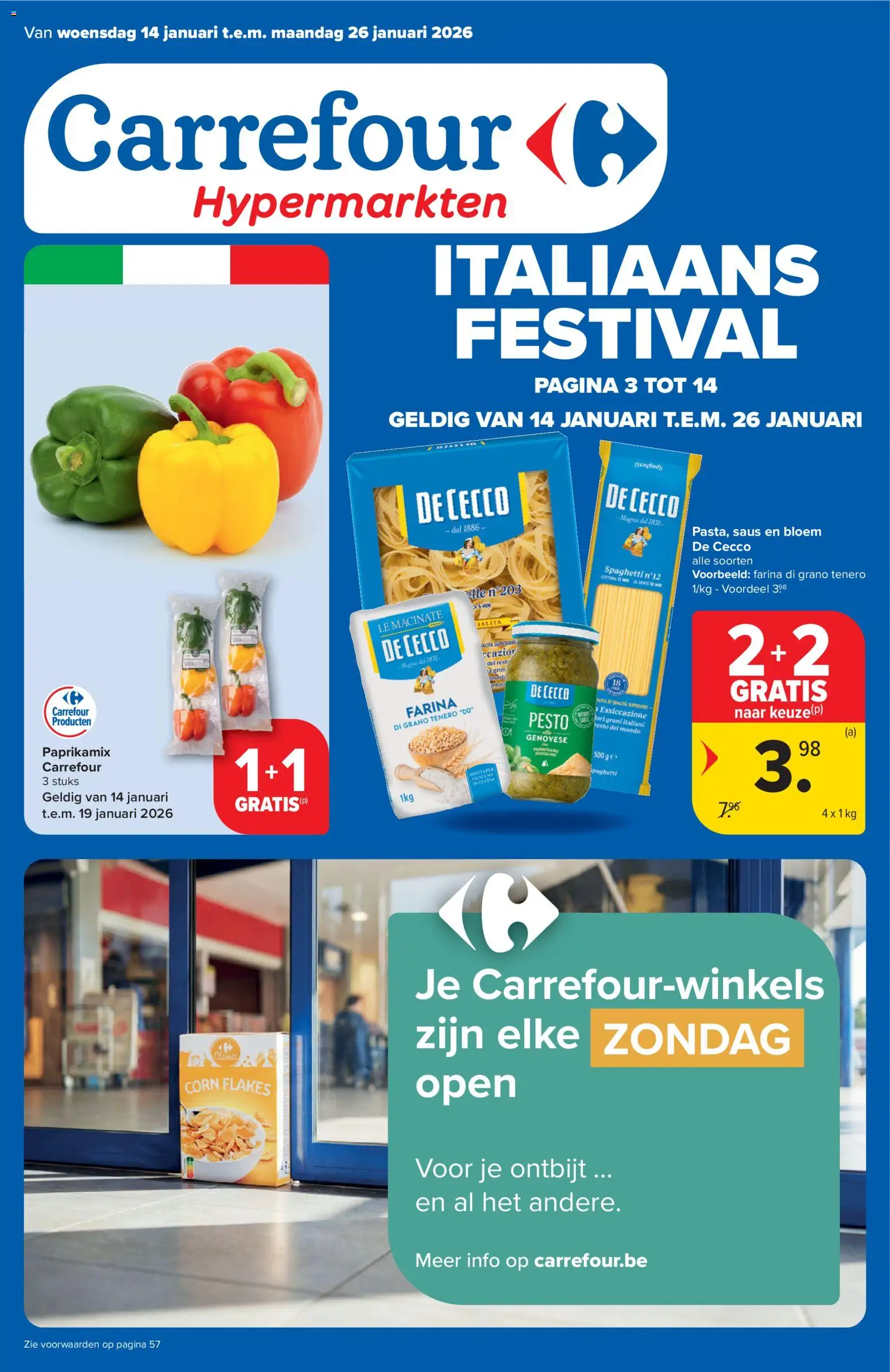 Carrefour folder week 3 - pagina 1- geldig vanaf 14/01/2026