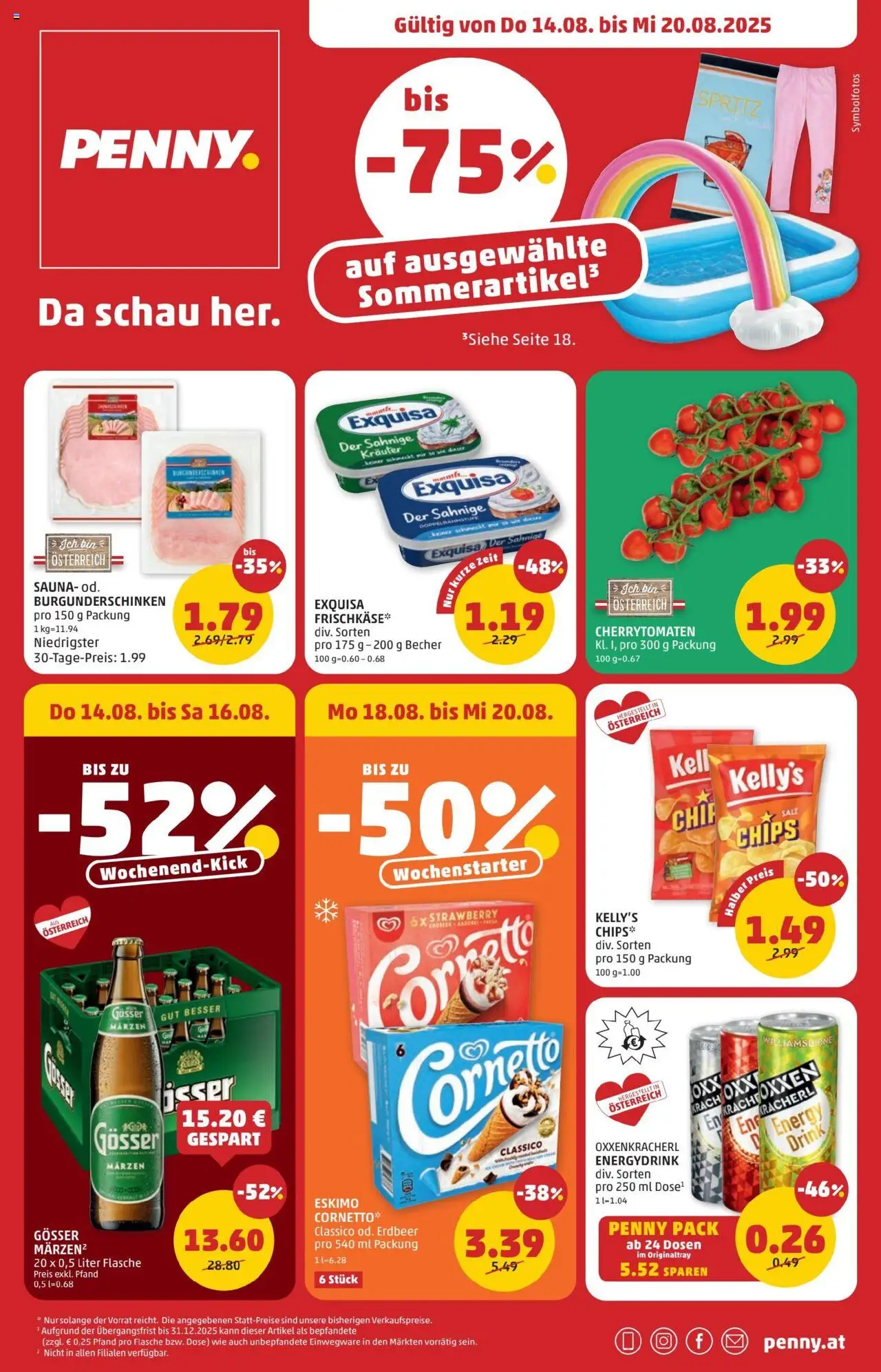 Penny Markt Flugblatt - Seite 1- gültig ab 14.08.2025