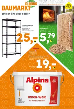 Vorschau Globus Baumarkt Prospekt 	 gültig ab 05.01.2026