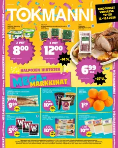 Esikatselu Tokmanni Ruokatarjoukset voimassa alkaen 15/01/2026