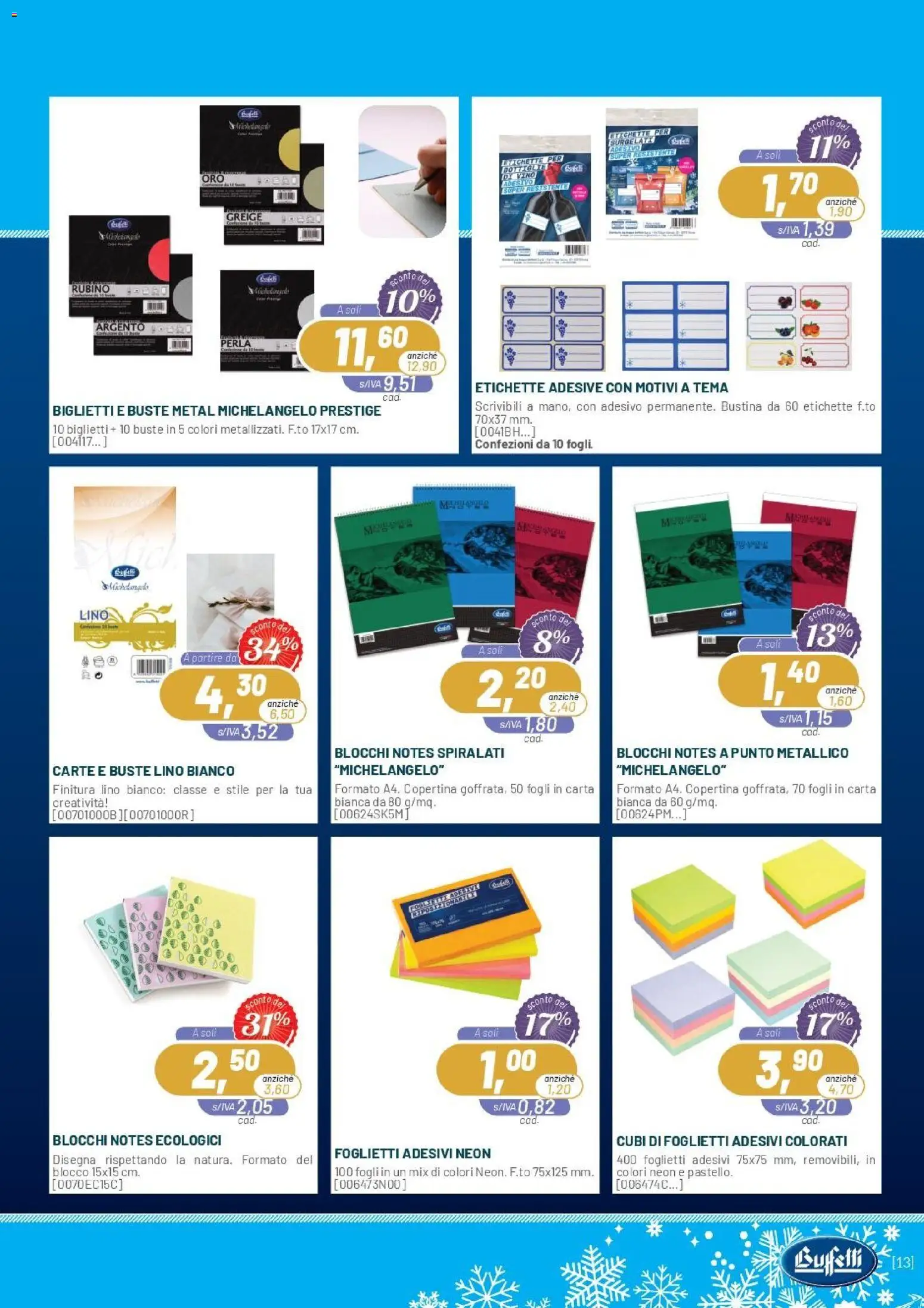 Volantino Buffetti	 - pagina 13 - valido dal 01/11/2025