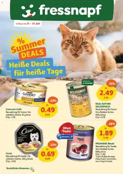 Vorschau Fressnapf Aktionen gültig ab 17.07.2025